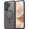 betterfon Custodia protettiva per Samsung Galaxy A57, magnetica, opaca, per accessori magnetici, antiurto e antigraffio, colore: nero