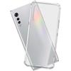 mtb more energy® Custodia Crystal Armor per LG Velvet (LM-G900, 6.8'') - Hard PC Back & Soft Silikon Bumper - Angoli rinforzati - Trasparente - TPU PC Case Cover