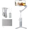FeiyuTech FEIYU TECH Vb 4 - Gimbal per smartphone con asta estensibile da 20,3 cm, tracciamento AI, controllo gesti, stabilizzatore cardanico pieghevole e portatile, per Vlog, YouTube, Tiktok, registrazione