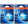 OSRAM COOL BLUE® INTENSE H7, +100% di luminosità in più, fino a 5.000 K, lampada frontale alogena, aspetto LED, blister singolo (1 lampada) (Confezione da 2)