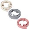Cutiolly Collare Antiparassitario per Gatti,3 Pezzi Collare Antipulci Gatto,Collare Antipulci Cane Piccola,Naturale Regolabile Impermeabile Protezione Collare Antipulci (Bianco+Grigio+Rosa, L)