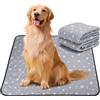 Nobleza 2 Pezzi Tappetini Lavabili per Cani, 150x120 cm Tappetini Assorbenti per Cani, Riutilizzabili Tappetini Igienici per Cani, Addestramento Tappetini per Gatti, Cani