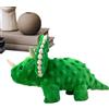 zwxqe Giocattoli per cani che scricchiolano, Giocattoli per cani morbidi peluche, Giocattolo di peluche dinosauro, per cani divertenti, Giocattoli per cani di piccola taglia, Giocattoli per