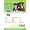 AUMAPET 200 TAPPETINI IGIENICI per Cani 60X60 Traverse Cane