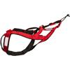 Generisch Imbracatura professionale per cani Canicross Bikejöring Skijöring Scootering con sollevamento pesi (rosso, XL)