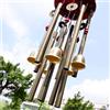 BWINKA Cinese Tradizionale Incredibile 10 Tubi 5 Campane Bronzo Giardino Esterno Vivere Campane Vento 85cm