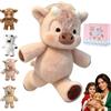 Drbrrly Peluche Che Corre, Morbido Peluche Mucca Che Corre, Pupazzo Che Corre Interattivo, Running Peluche Animale di Peluche per Bambini, Regalo Perfetto per Compleanno e Feste (C, 60cm)