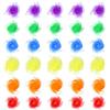 PLLYPE Fazzoletti da giocoleria, 30 pezzi, in chiffon colorato, per danza, giocoleria, attività di spettacolo per bambini (6 colori, 60 x 60 cm)