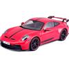 Maisto 536458R Porsche 911 GT3 2023 - Modellino auto in scala 1:18, colore: Rosso
