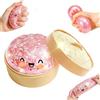 CHANCCI Giant Glitter Dumpling Squishy,Gommose giganti a forma di raviolo con glitterati, Palline antistress a forma di raviolo, Divertente Giocattolo Antistress Bao Bun Con Vaporiera Per Bambini Adulti