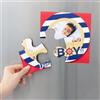 Wanapix | Puzzle Magnetico Personalizzato con Foto e Testo | 4 Pezzi Flessibili | 18 x 18 cm | Puzzle Originale