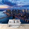 Generic Foto Wallpaper 3D Architettura Di New York 200x140 cm Grande Murale Carta da Parati Decorazione della Parete Soggiorno Camera da Letto Carta da Parati Muro