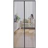 CHENG Zanzariera magnetica per balcone 140x220cm, Crittografia Tenda Anti Zanzare, Adsorbimento magnetico L'aria può circolare liberamente, per Porte d'Ingresso, Finestra - Nero