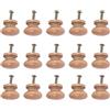FUTUREORYY Pomello per Mobili a Fungo in Bakelite Elegante e Sicuro, Set da 15 Pezzi con Vite per Armadio e Cassettiera per Home Decor