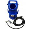 Bass Polska Sabbiatrice mobile con serbatoio da 10 l, tubo da 4,6 m, ugello da 5 mm, 80 - 120 PSI, pistola portatile ad aria compressa per rimozione della ruggine e pulizia