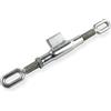 DEMA Tenditore per braccio inferiore M22x2,5x370 mm, catene stabilizzatrici, zincato, accessorio per trattore, robusto, durevole, agricoltura, trattore, professionale