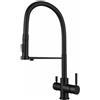 Shurity Rubinetto da cucina Shurity 365 con Doccetta 3 vie Nero Opaco