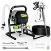 WORKPRO Airless Spruzzatore Vernice da 700W, Spruzzatore Professionale con 3 Impostazioni di Pressione Regolabili, Perfetto per Interni ed Esterni, Portata 1,2 l/min, Pressione Max 200 Bar