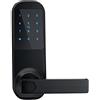 HAIFUAN M10 Serratura digitale Bluetooth, sblocco con carta, codice, app (compatibile con Alexa)(M10B-ORB-R)