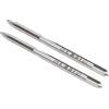 CoCud Filo Fresatura Maschi, 4#-40 UNC Filo 2B, Alta Velocità Acciaio Macchina 3 Dritto Scanalatura Vite Foratura Strumento Maschiatura Perforazione Macchina, 2-Pezzi