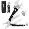 Nextool W4 Multitool Chiave a Cricchetto Regolabile, Strumento Edc Pieghevole 11 In 1 Con Pinze,Coltello,Cacciavite,Multitool Per Il Campeggio,Il Fai Da Te e i Regali (Uomini/Amanti Dei Gadget)