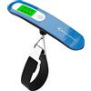 MYCARBON Bilancia per Valigie Bilancia Valigie da Viaggio Elettronica Digitale 50KG Funzione Tara LCD Display Bilancia Pesa Valigie Portatile (Blu)
