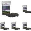 Amtra Quarzo Ceramizzato Nero - Sabbia naturale per acquari al quarzo, per acqua dolce e salata, grana 1,6-2 mm, 5 Kg (Confezione da 5)
