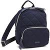 Vera Bradley Mini zaino Performance Twill, Blu navy classico, Taglia unica