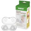 haakaa Correttore per capezzoli in silicone, Correttore per capezzoli, Ventose per capezzoli piatti e introflessi, Senza BPA, PVC e ftalati.