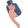 TREETDOBV Simpatico Gatto Borsa Dell'acqua Calda con Copertura in Peluche, 1 Litro Riscaldante e Impacco Caldo Freddo Riutilizzabile con Copertura in Maglia per Alleviare il Dolore Terapia del Freddo Caldo(A1)