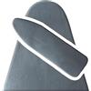 OPOLDBDMAC Copri ASSE Ferro da Stiro 75x30cm 90x30cm 120x40cm Tavola da Stiro Accessorio, Regolabile Elastici Telo ASSE da Stiro Cotone Copri Nero Grigio Light Blue(Gray,87x42cm/34x16in)