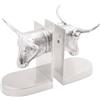 Generico Fermalibri 2 PCS Argento 21.5 x 15.5 x 20 cm Alluminio,Fermalibri-42000123