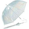 happy rain Ombrello Leo Griglia trasparente