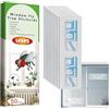 Shyllin Trappola Mosche per Finestre - 50 Pezzi Adesivi Invisibili per Mosche da Interno, Trappole Adesive Trasparenti, Acchiappa Mosche e Moscerini, Ideale per Cucina, Soggiorno e Scuderia