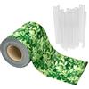 Garronda Strisce frangivista in PVC 19 x 35 cm con Clip di Fissaggio, Ombreggiante per Recinzione da Recinzione Giardino e ringhiera Balcone, Schermo Privacy Esterno GD-0173 Verde Foglia