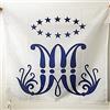 AZ FLAG Bandiera Fratelli Maristi Delle Scuole 90 x 90 cm - Bandiera Piccoli Fratelli di Maria 90 x 90 cm Foro per Asta