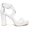 Nero Giardini E615800D Sandali Donna in Pelle - Bianco 39 EU