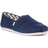 TOMS Recycled Cotton Alpargata, Mocassino Basso Donna, Navy, 41 EU