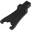 PureBowlic ER16 Chiave inglese per mandrini portapinze ER16/ER20/ER25, in acciaio legato CNC con interfaccia 14 x 18 mm, design leggero per serraggio di precisione, nero (ER16)