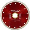GoYonder Disco da taglio super sottile in porcellana da 180 mm, lama in porcellana per taglio di piastrelle o piastrelle, lama diamantata per smerigliatrice angolare (7 pollici), colore: rosso)