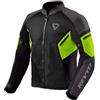 REV'IT! Revit GT-R Air 3 Giacca tessile moto, nero/giallo, XL