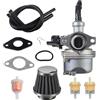 JRL PZ19 - Kit carburatore da 19 mm con filtro dell'aria per ATV Dirt Pit Bike da 50 cc, 70 cc, 90 cc, 110 cc, 125 cc, per TaoTao per Coolster per Apollo per Baja per Kazuma per Falcon per SSR e la