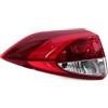 AIMXGBPS Fanali Posteriori Blocchi per Hyundai Tucson 2015-2018, Auto Alta visibilità Luce Freno, Nebbia Posteriore Destro Sinistro,A Outside Left