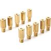 GZYF Confezione da 10 getti principali carburatore 100 102 105 108 110 112 115 118 120 122 Set di ricambio per PWK per Keihin per OKO CVK NSR KSR Set ugello iniettore carburatore