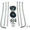 Generico SERIE STRISCIE PEDANA COMPLETA COMPATIBILE CON VESPA 125 150 200 GT GTR TS GL SPRINT RALLY KIT