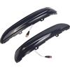 Eshgtuo Lampada Freccia Retrovisore Specchietto Indicatori Direzione Dinamici LED Per Specchietti Laterali Per Peugeot 208 2012-2022 2008 2013-2020 Per Citroen Per C3 2016-2021(Dynamic Smoked)