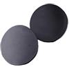 Szwaldaper 1 paio di tappi coprigancio paraurti anteriore sinistro destro, for Toyota, for Corolla, 2007 2008 2009 52128-02910 ABS nero copertura del gancio di traino del paraurti