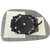 Generico Vetro specchio retrovisore Sinistro per auto 500 L dal 2012 al 2017 SX piastra specchietto laterale 00897