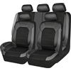 JAMCHE Coprisedile Coprisedili Auto per Volkswagen VW Polo V (6R, 6C) 2011 2012 2013 2014 2015 2016 2017 2018,Copri Sedili Pelle Impermeabile Protezione Sedile Auto Coprisedile,C