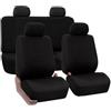 MeKnMoney Auto Set Coprisedili Per Fiat Panda 2003-2026/Fiat Panda 4x4 2004-2026, Traspirante Set Fodere Anteriori Posteriori Copri Protezione Accessori,A/Black
